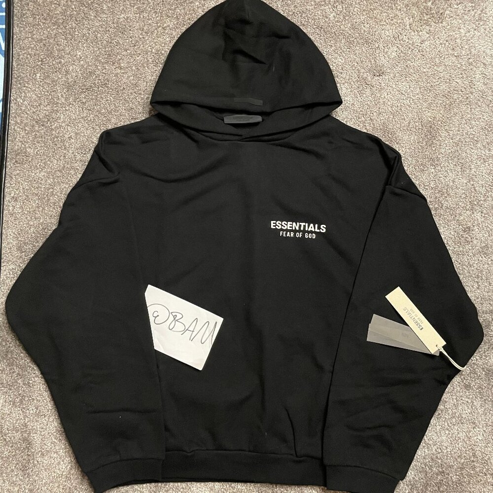 FOG - Fear of God Essentials Black Fleece Hoodie FW24 - (READ DESCRIPTION)